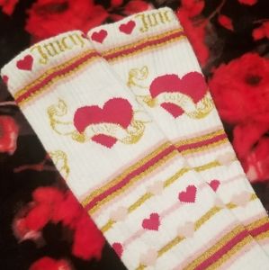Juicy Couture Heart Socks